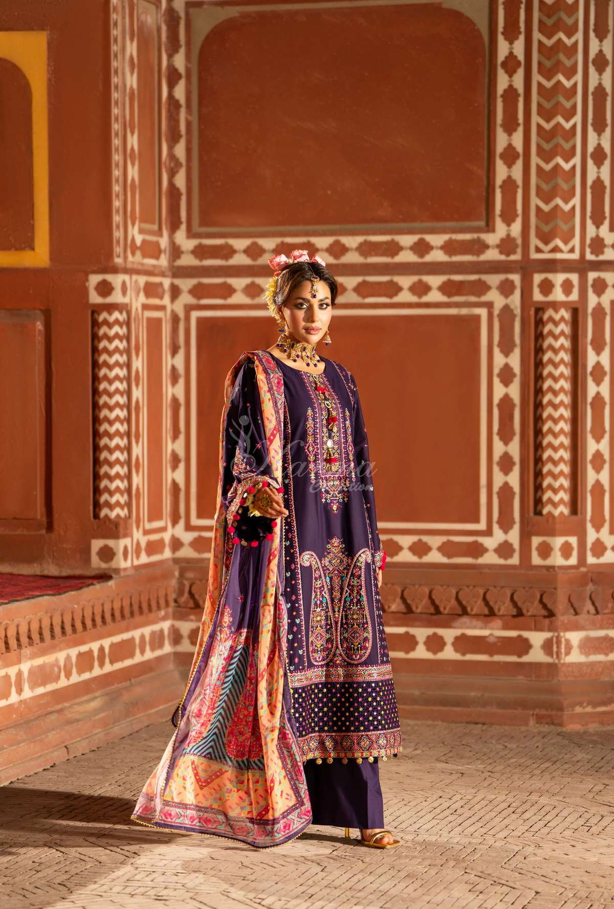 Chaand-Raat BY Karma Collection VIOLEТ KC-1555
