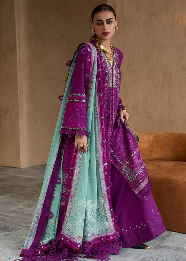 Suffuse Stitched | Luxury Lawn 25 | OIRA / PLUM / Lawn
