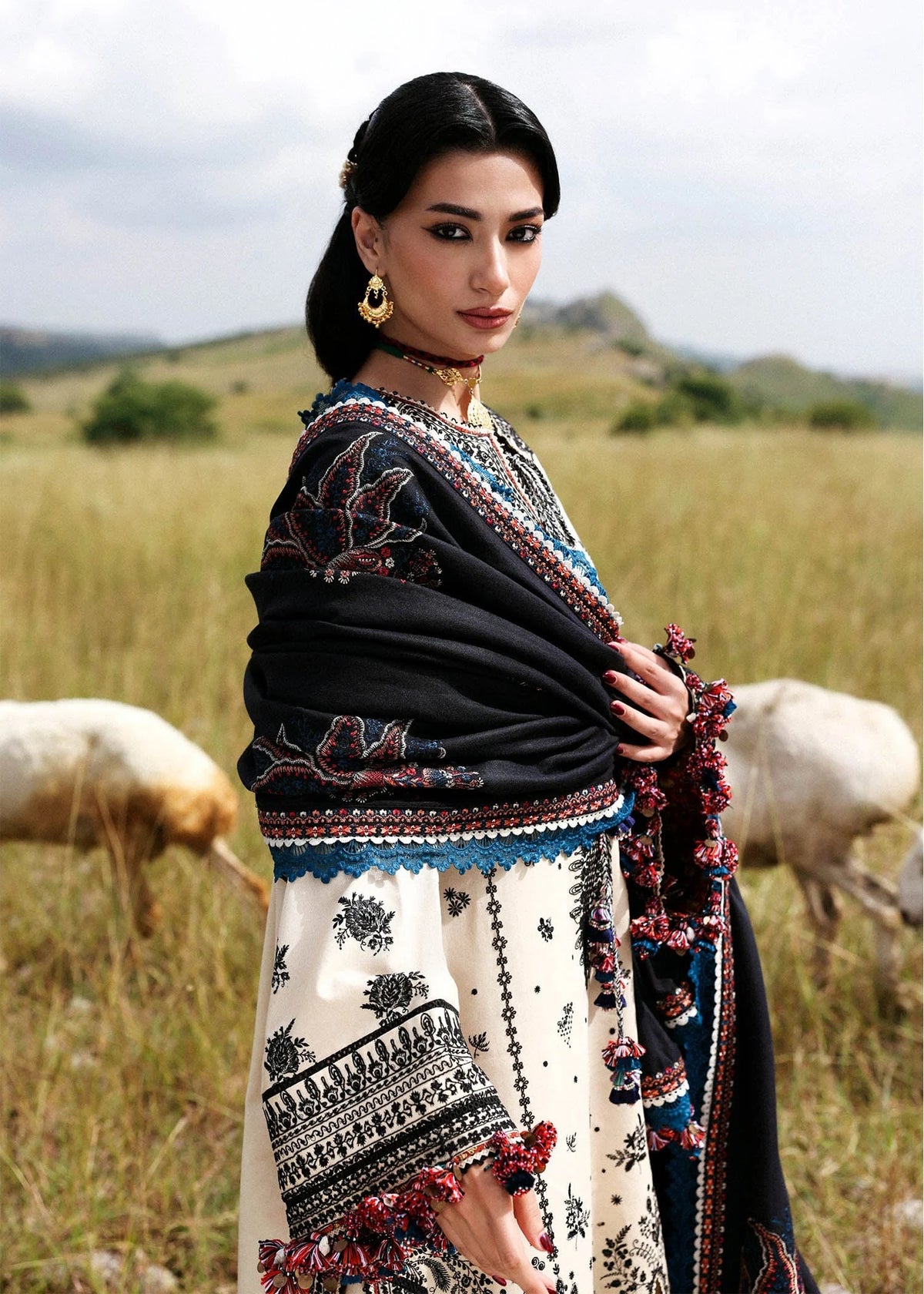 Hussain Rehar Dhanak khaddar Stitched