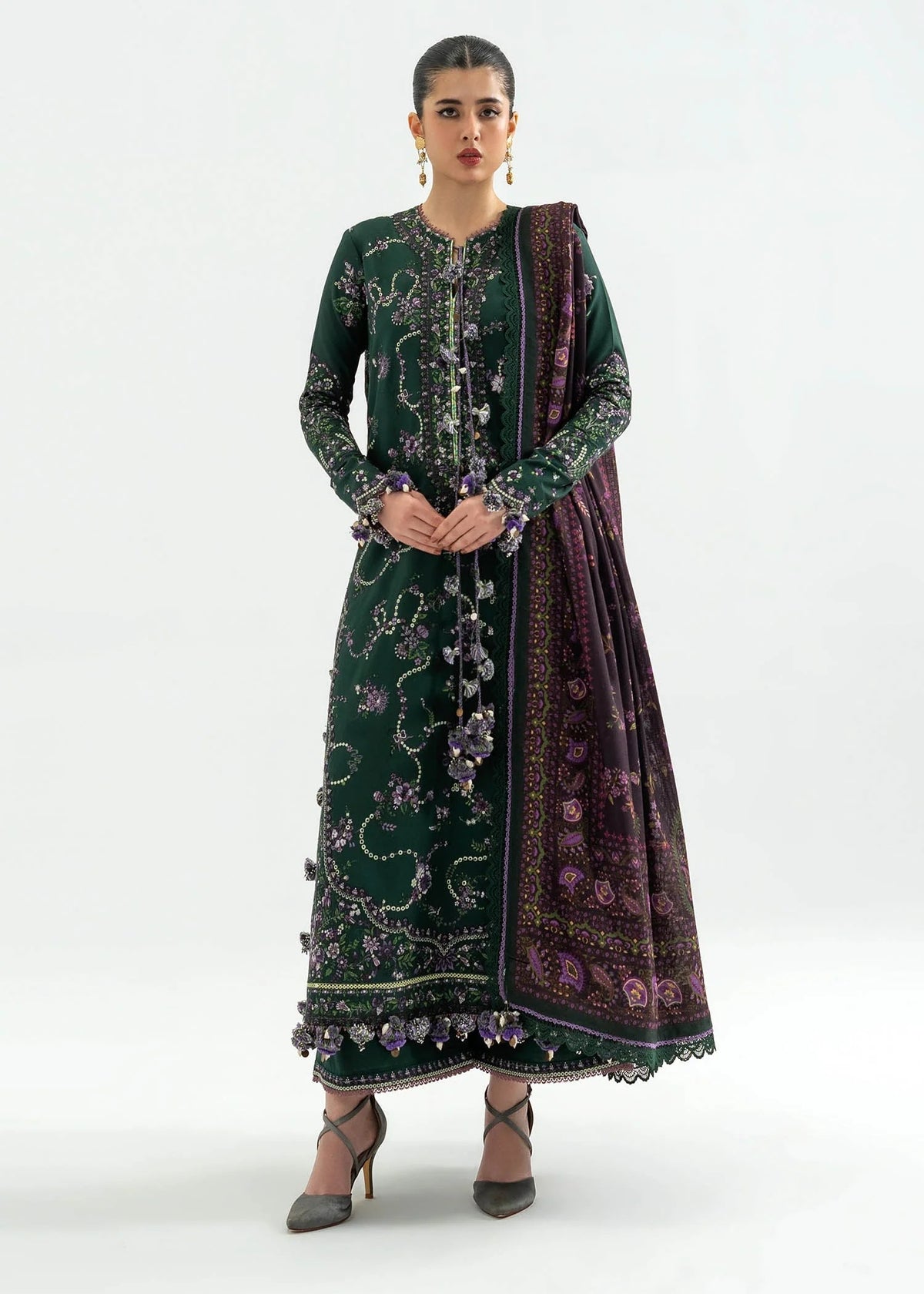 Hussain Rehar Gulbasi khaddar Stitched