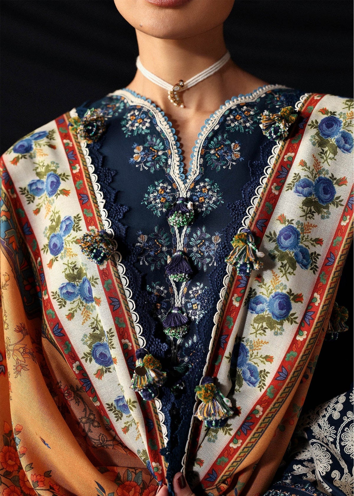 Hussain Rehar Chashm-e-Bahr khaddar Stitched