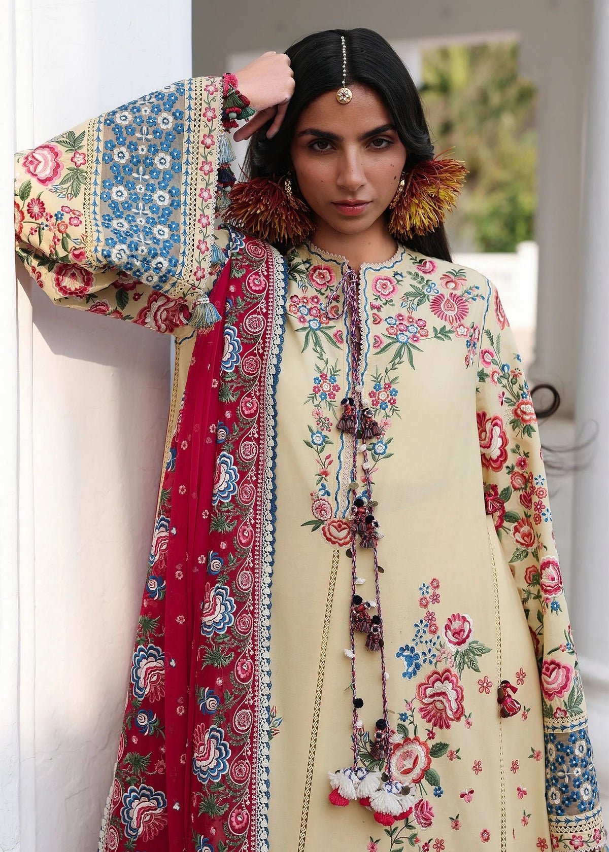 Zubdah by Hussain Rehar stitched summer lawn suit full look UK