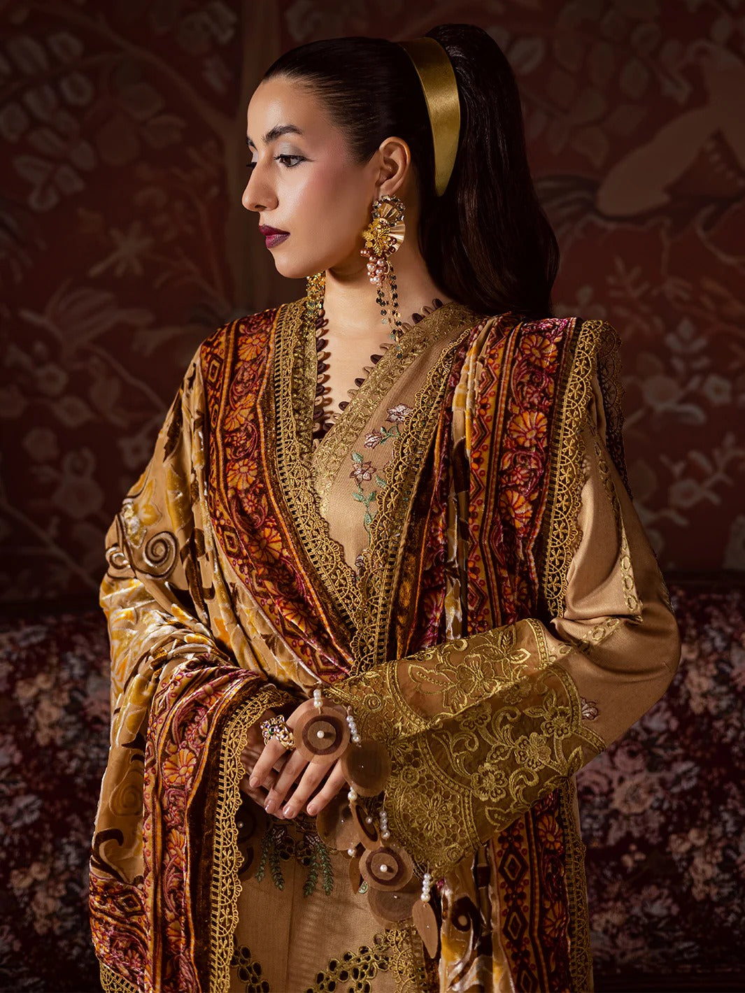 Amelia Luxury Winter '25 CK-006 | 3 PC Kotrai