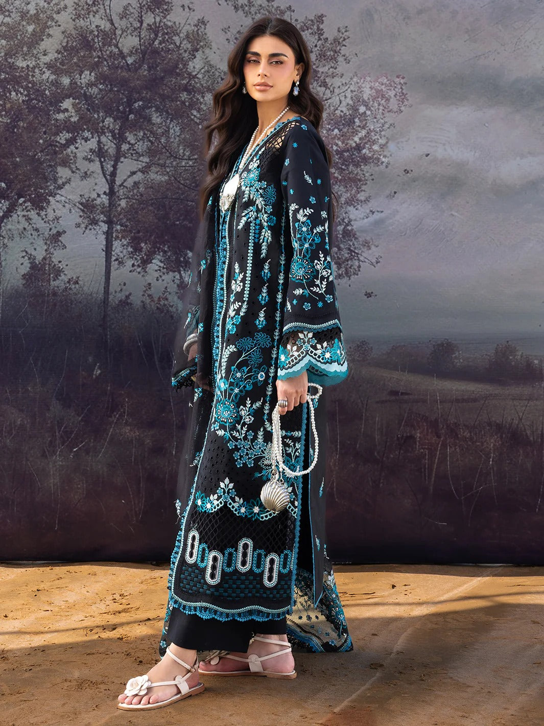 Eid 2026 Sirene Luxury Lawn StitchedS-016