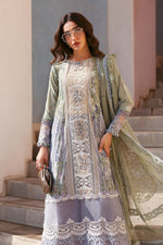 Maria B Stitched Embroidered Luxury Lawn 3 Piece Suit D-2606-B- Eid Collection