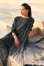 Maria B Stitched Embroidered Luxury Lawn 3 Piece Suit D-2602-B- Eid Collection