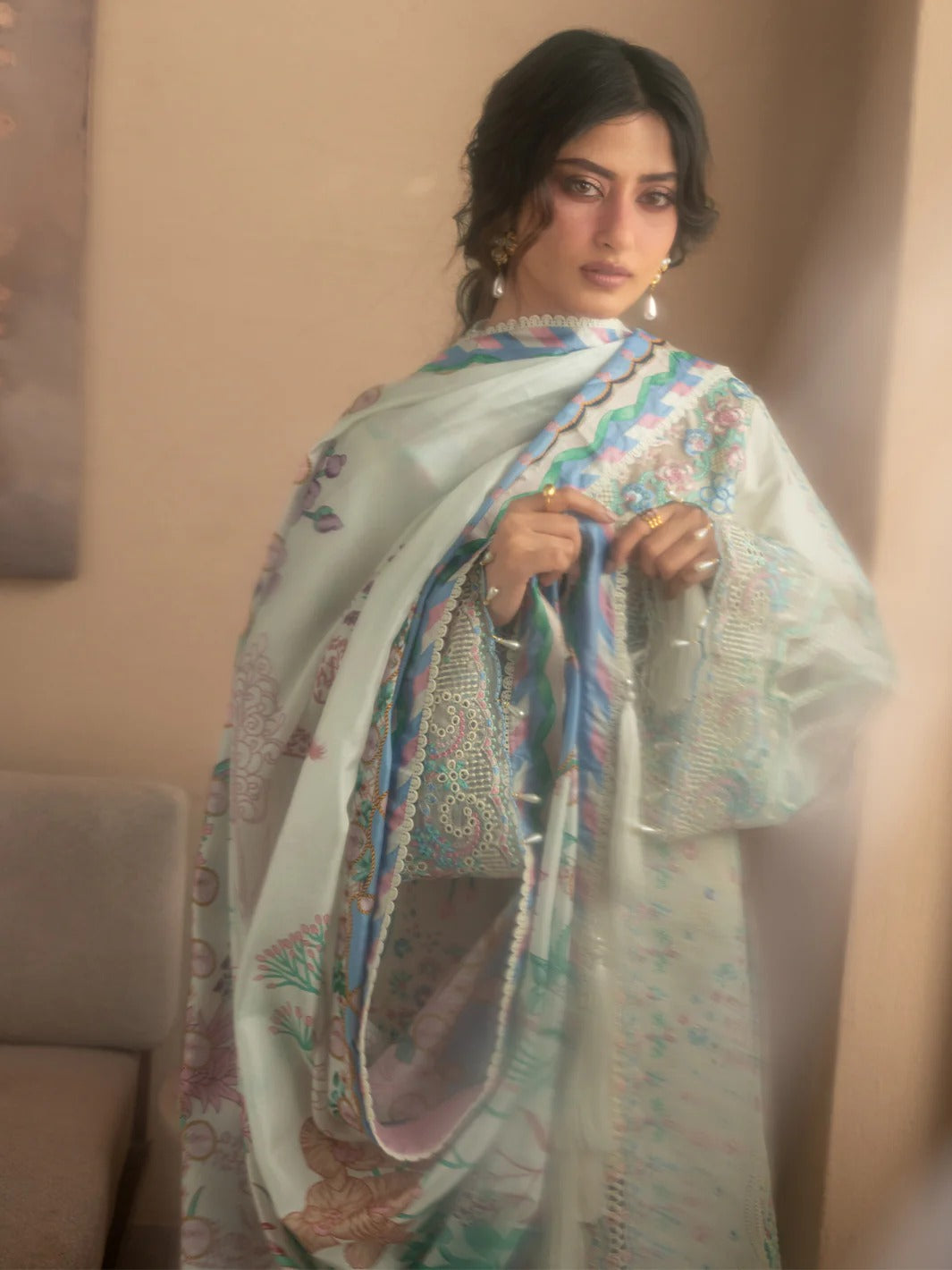 Eid 2026 Sirene Luxury Lawn StitchedS-014