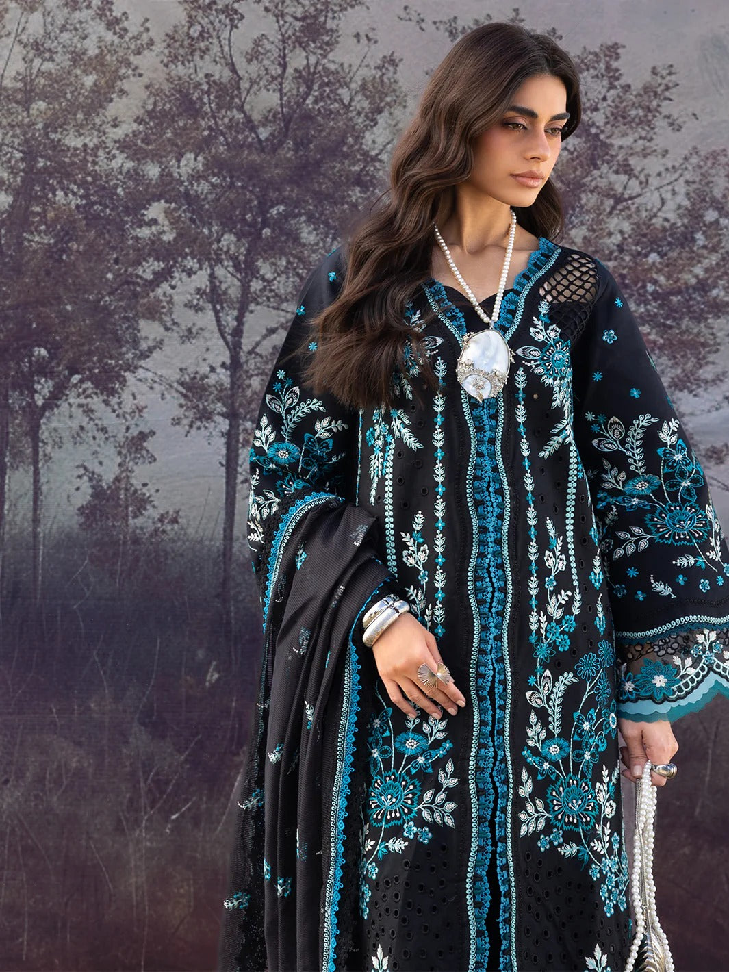 Eid 2026 Sirene Luxury Lawn StitchedS-016