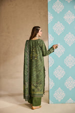 Florent one-nation Digital Printed Embroidered 3 piece stitched suit FON - 8A