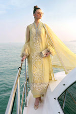 Maria B Stitched Embroidered Luxury Lawn 3 Piece Suit D-2604-A- Eid Collection