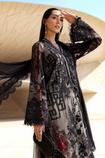 Maria B Stitched Embroidered Luxury Lawn 3 Piece Suit D-2607-B- Eid Collection