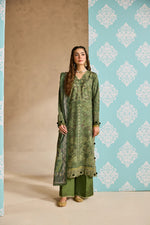 Florent one-nation Digital Printed Embroidered 3 piece stitched suit FON - 8A