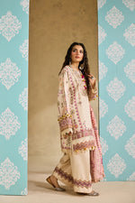 Florent one-nation Digital Printed Embroidered 3 piece stitched suit FON - 7B