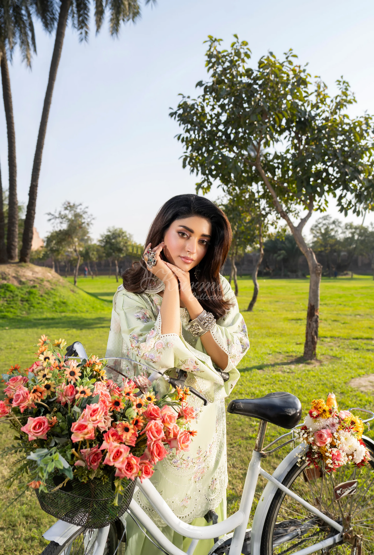 Chaand-Raat BY Karma Collection PALE GREEN KC-1554