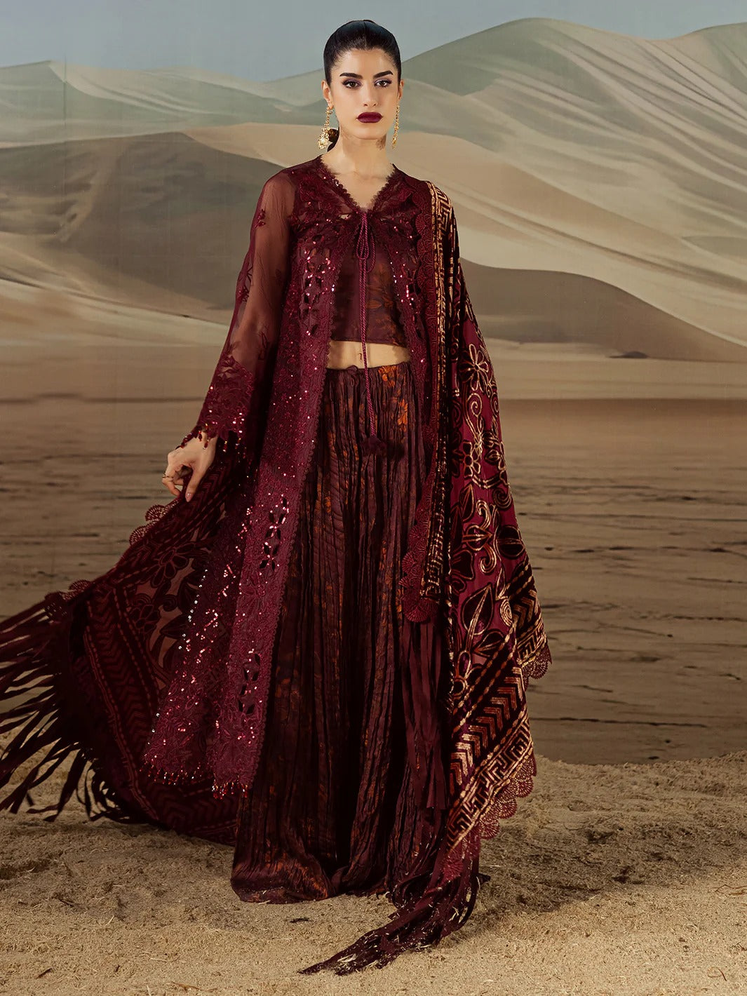 Amelia Luxury Winter '25 CK-007 | 3 PC Kotrai