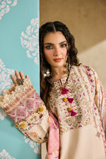 Florent one-nation Digital Printed Embroidered 3 piece stitched suit FON - 7B