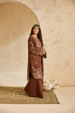 Florent one-nation Digital Printed Embroidered 3 piece stitched suit FON - 2B