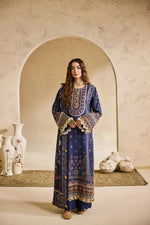 Florent one-nation Digital Printed Embroidered 3 piece stitched suit FON - 1A