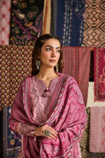 Florent one-nation Digital Printed Embroidered 3 piece stitched suitFON - 9A