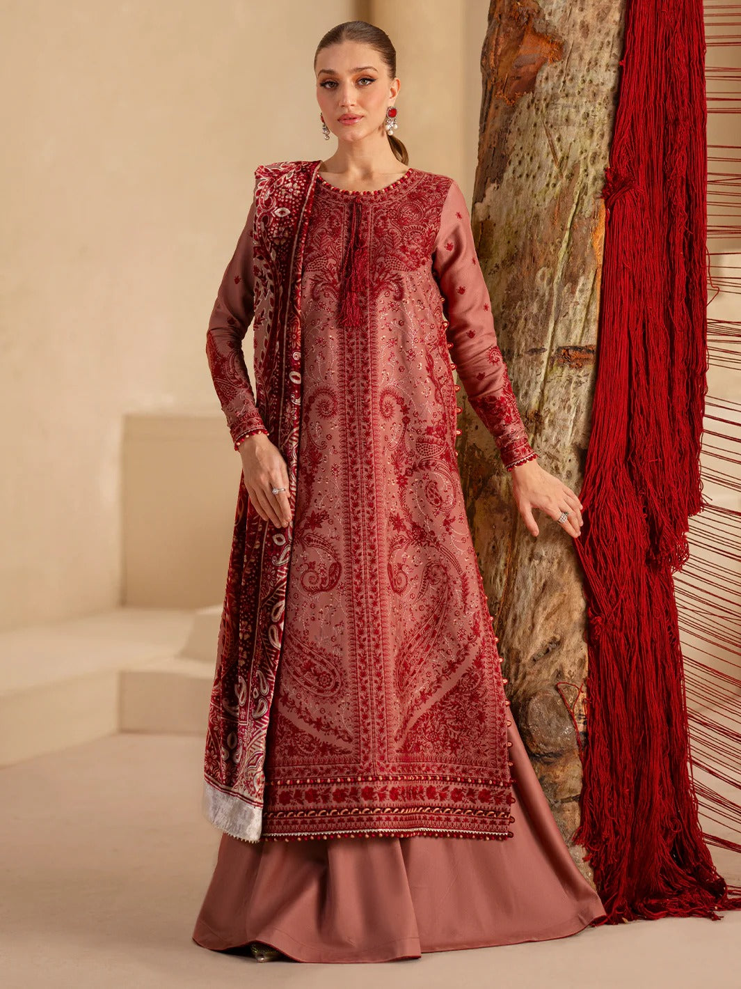 Saqqara-fall-winter Stitched 161 - B | 3 PC EmbroideredKotrai