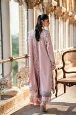 Florent shades-of-winter 3 piece stitched suit Embroidered Shirt With Embroidered Shawl FWS - 8B