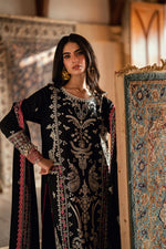 Florent shades-of-winter 3 piece stitched suit Embroidered Shirt With Embroidered Shawl FWS - 6B