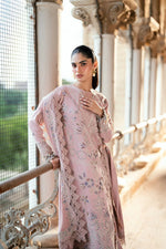 Florent shades-of-winter 3 piece stitched suit Embroidered Shirt With Embroidered Shawl FWS - 8B