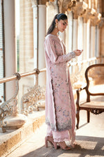 Florent shades-of-winter 3 piece stitched suit Embroidered Shirt With Embroidered Shawl FWS - 8B