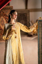 Florent shades-of-winter 3 piece stitched suit Embroidered Shirt With Embroidered Shawl FWS - 5B
