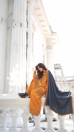 CHARIZMA SIGNATURE VOL 1 WINTER 2025-3-PC Stitched Peach Leather with Velvet CSW5-08