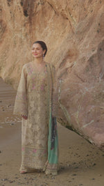 Hania Luxury Lawn'25 | SL 83 Ayzal | IMROZIA PREMIUM | Serene