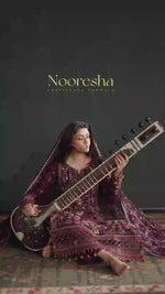 Jenan | Nooresha By Emaan Adeel | Embroidered 3 Piece Chiffon Suit Stitched | Eid 2025