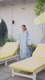 MS-10 | 3 PC Eid Luxury Lawn 25 | Monaco by Parishay
