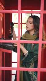 CHARIZMA SIGNATURE VOL 1 WINTER 2025-3-PC Stitched Peach Leather with Velvet CSW5-07