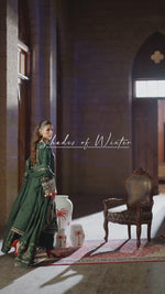 Florent shades-of-winter 3 piece stitched suit Embroidered Shirt With Embroidered Shawl FWS - 7B