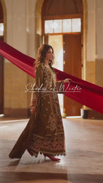 Florent shades-of-winter 3 piece stitched suit Embroidered Shirt With Embroidered Shawl FWS - 6A