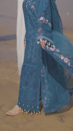 Hania Luxury Lawn'25 | SL 86 Mirha | IMROZIA PREMIUM | Serene