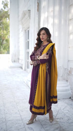 CHARIZMA SIGNATURE VOL 1 WINTER 2025-3-PC Stitched Peach Leather with Velvet CSW5-09