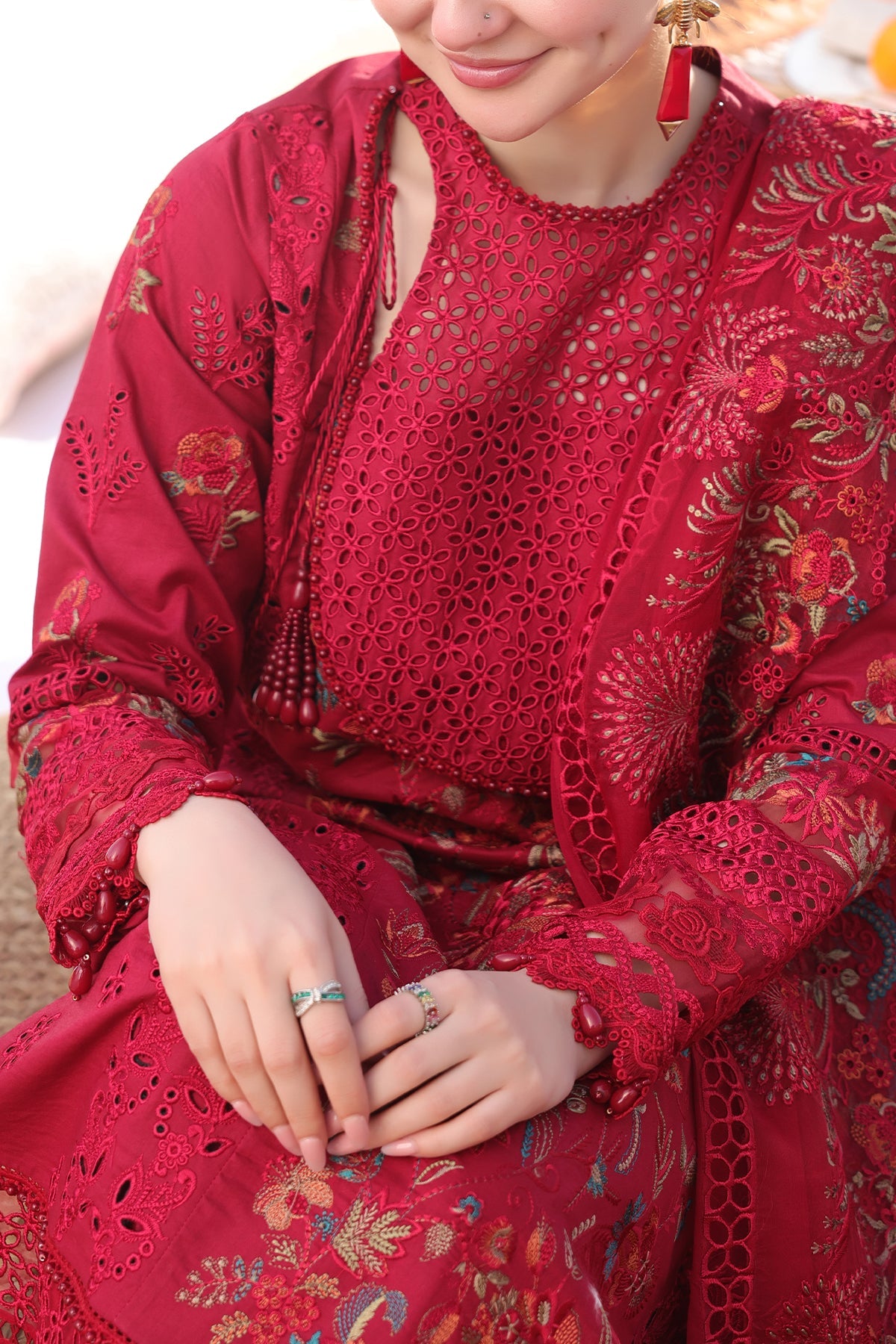 Hania Luxury Lawn'25 | SL 82 Iswah | IMROZIA PREMIUM | Serene
